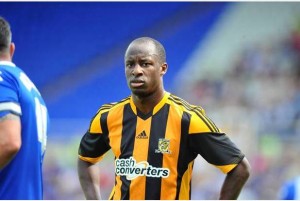 Sport for Phil Buckingham - 27-7-13 Pre season friendly game between Hull City and Birmingham City at St Andrews, Birmingham. Pictured is Sone Aluko.    Final score Birmingham 2 - Hull 1 Picture: Peter Harbour