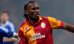 Didier Drogba in action for Galatasaray