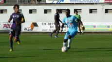 Komlan Amewou en match amical contre Toulouse