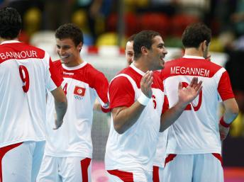 L'équipe de hand de la Tunisie