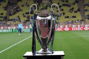 Le trophée de la ligue européenne des champions
