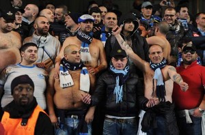Des supporters de Naples