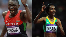 Rudisha et Dibaba nominés