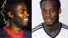 Song et Essien au Clasico