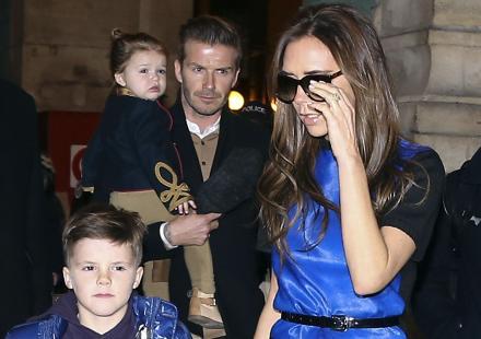 People : La famille Beckham débarque à Paris! - Africa Top ...