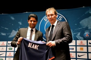 FOOTBALL : Presentation Laurent Blanc - Nouvel entraineur du Paris Saint Germain - 27/06/2013