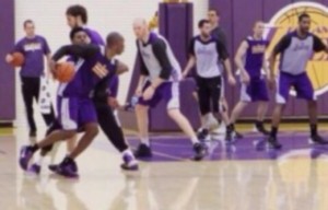 kobe de retour entrainement