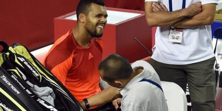 jo-wilfried tsonga soigné du poignet au tournoi de tokyo