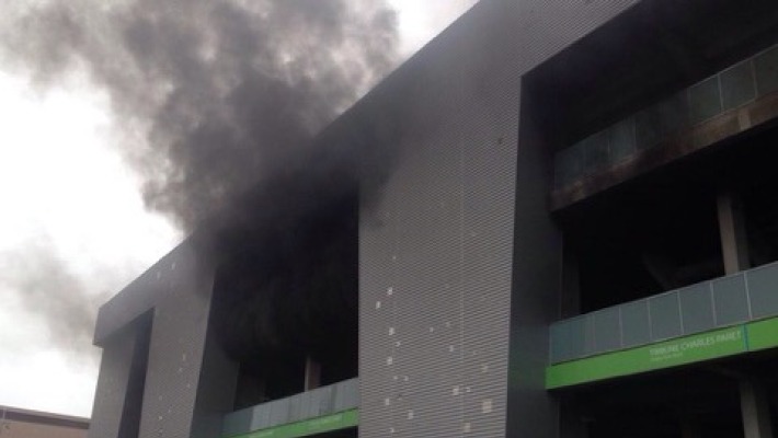 Saint-Etienne -Incendie -stade Geoffroy-Guichard