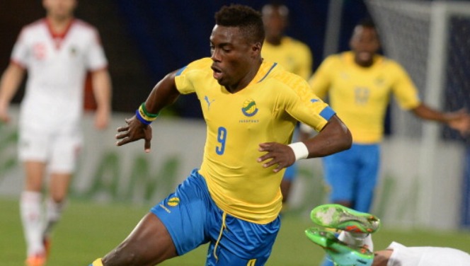 Gabon's Malick Evouna Bruno controls the ball during an international friendly football match against Morocco in Marrakech on March 5, 2014. AFP PHOTO/FADEL SENNA (Photo credit should read FADEL SENNA/AFP/Getty Images)