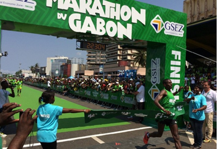 Wosen Zekele vanqueur chez les hommes du marathon du gabon 2014