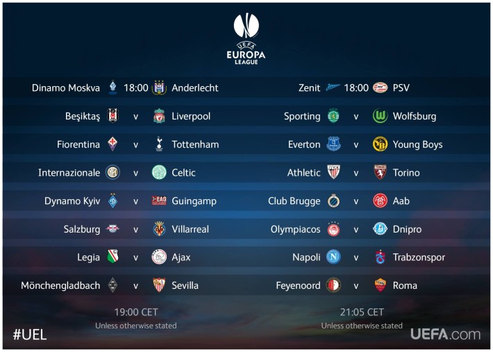 Europa league: le programme des 16è de finale retour - Africa Top Sports