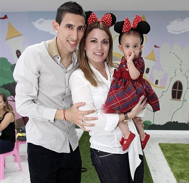Di Maria et sa famille