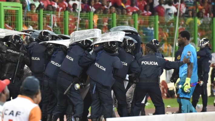 Supporters en colère