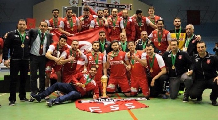 etoile du sahel hand_vainqueur du championnat arabe de coupe 2015