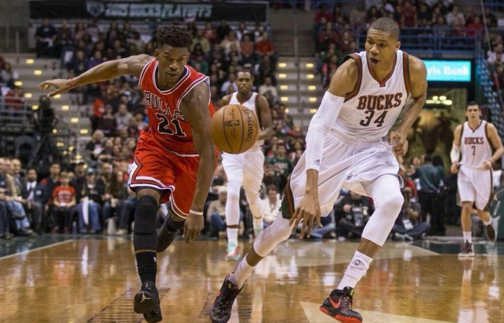 jimmy butler et giannis antetokounmpo