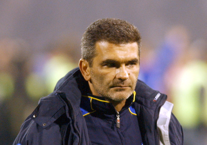 FUDBAL - Blaz Sliskovic, selektor BiH, na utakmici protiv Srbije i Crne Gore.Beograd, 12.10.2005. snimio:N.Parausic ®