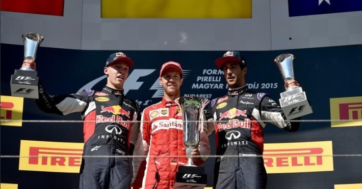 Daniil Kvyat_Sebastian Vettel_Daniel Ricciardo