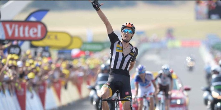 Stephen Cummings_remporte la premier victoire de mnt qhubeka au tour de france