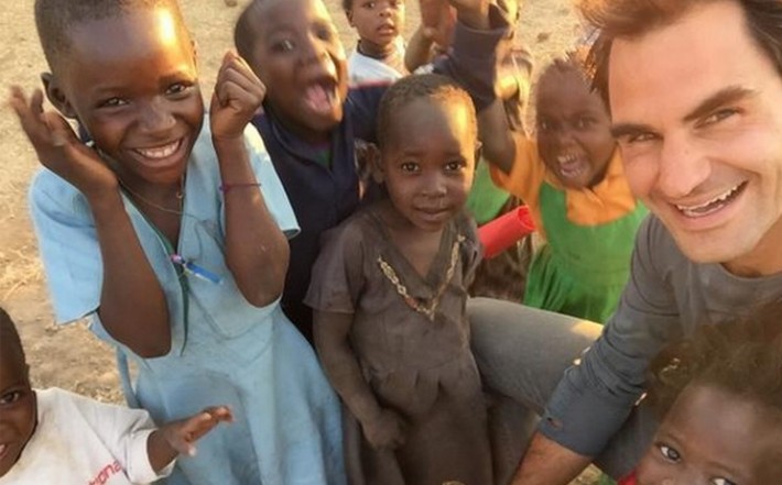 roger federer au malawi