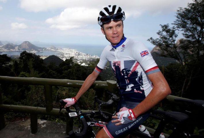 2016 Rio Olympics - Cycling Road training - Men's Road Race - Rio de Janeiro, Brazil - 04/08/2016. Chris Froome (GBR) of United Kingdom trains. REUTERS/Eric Gaillard FOR EDITORIAL USE ONLY. NOT FOR SALE FOR MARKETING OR ADVERTISING CAMPAIGNS.
