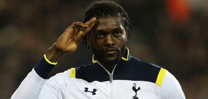 Tottenham's Emmanuel Adebayor