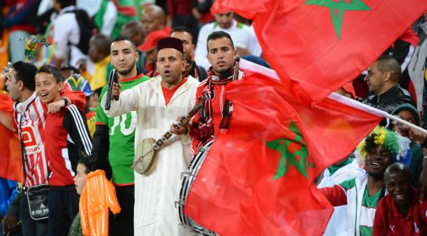 Morocco's fans and supporters during the 2013 Africa Cup of Nations soccer match, Angola Vs Morocco at National stadium in Johannesburg on January 19, 2013. Photo by Christian Liewig/NCI/ABACAPRESS.COM