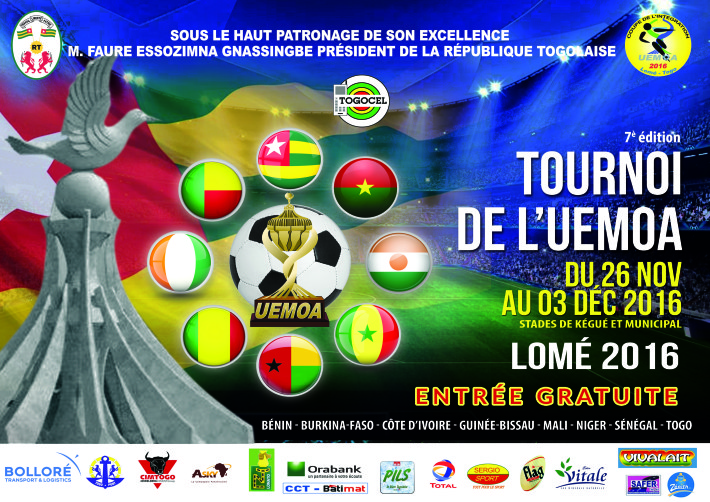 Tournoi UEMOA 2016 Le programme du jour