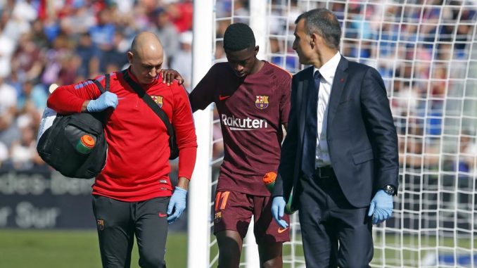dembélé blessure