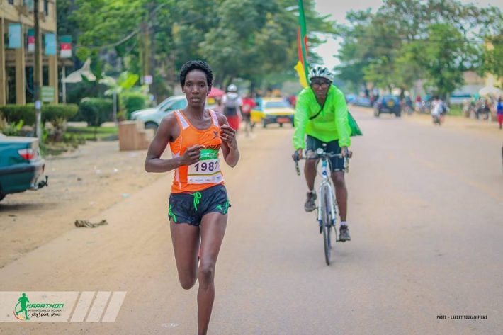 Too Mercy Jelimo, vainqueur du marathon chez les dames