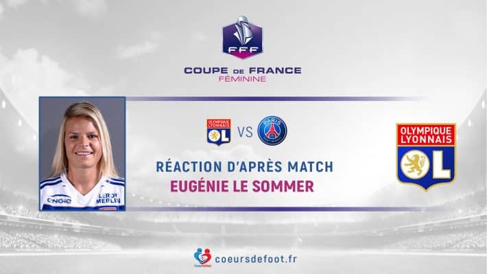 Eugénie Le Sommer (OL): « Ce trophée n'est pas encore chez nous, mais il est en bonne voie »