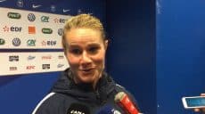 Amandine Henry (Bleue) : "Ça nous a permis d'avoir un avant-goût de la Coupe du Monde"