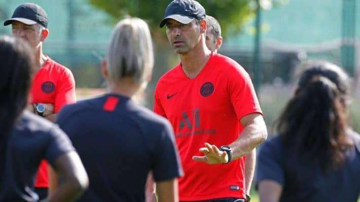 Olivier Echouafni (PSG) : « J'ai essayé de mettre l'équipe [...] la plus performante »