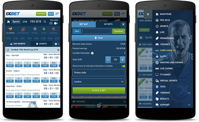 mobile version 1xbet
