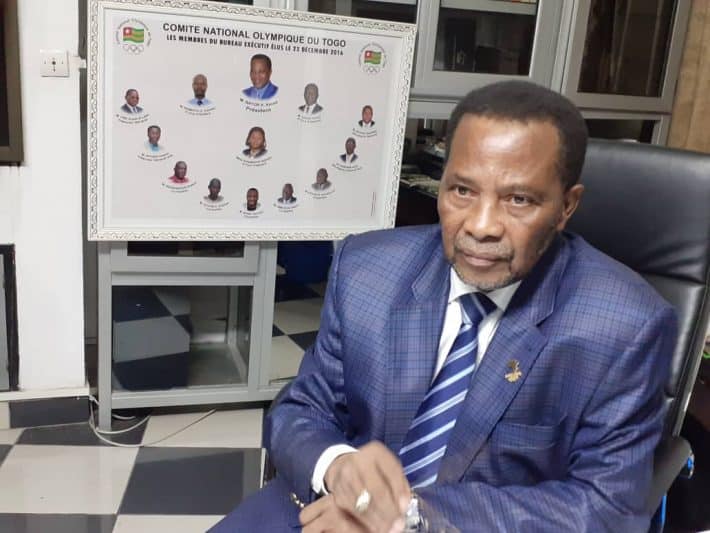 Togo un nouveau président au Comité national olympique au 19 décembre