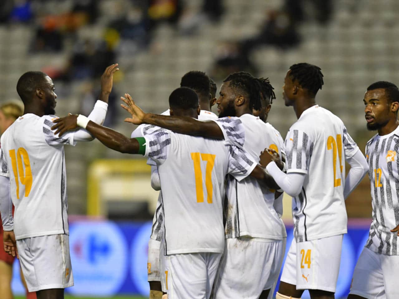 Amical Cote d'Ivoire Burkina Faso Les compositions officielles