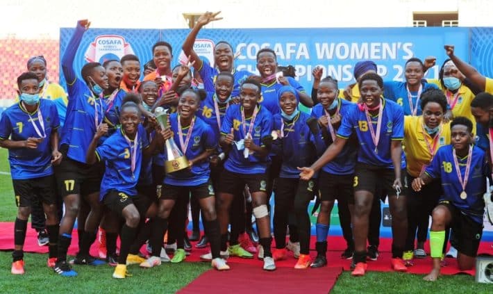 tanzanie wins women cosafa 2021
