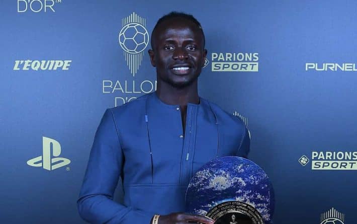 Ballon d'Or 2022 : Sadio Mané 2e au classement, historique !