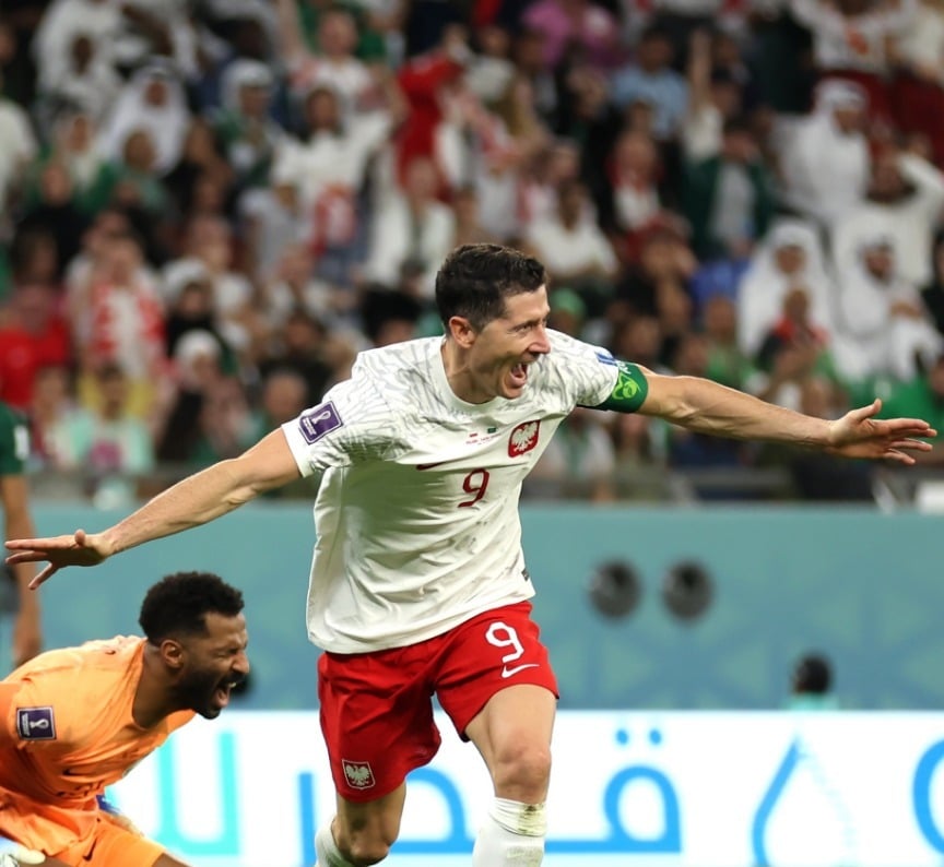 Wielki Lewandowski pomógł Polsce pokonać Arabię ​​Saudyjską 2:0