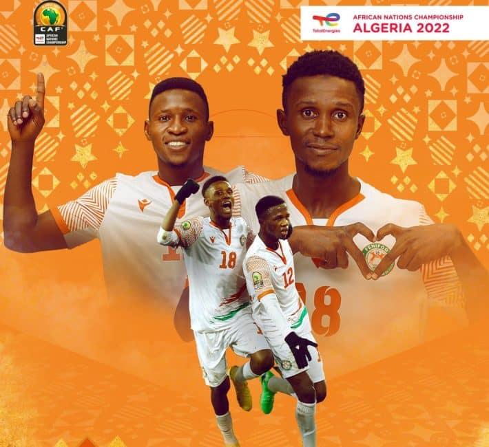 CHAN 2022 regardez les joueurs du Niger converser en direct avec le président nigérien Mohamed BAZOUM (Vidéo)