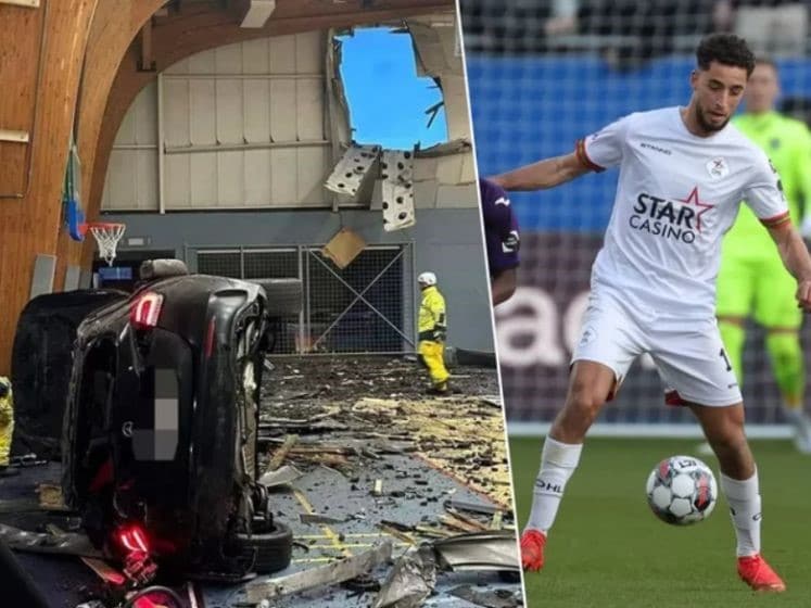 Accident Voiture Gymnase Footballeur Belgique : Sofian Kiyine victime d'un grave accident, sa voiture