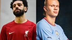 Salah menacé par Haaland dans le Top 20 des buteurs en LDC