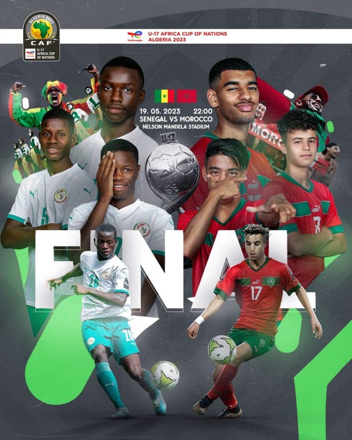 Finale CAN U17 : Sénégal vs Maroc, voici les compos officielles