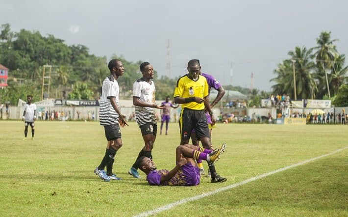 Un joueur arrêté au Ghana pour avoir agressé un arbitre