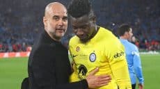 André Onana : Pep Guardiola s'extasie sur le gardien camerounais avant le derby de Manchester