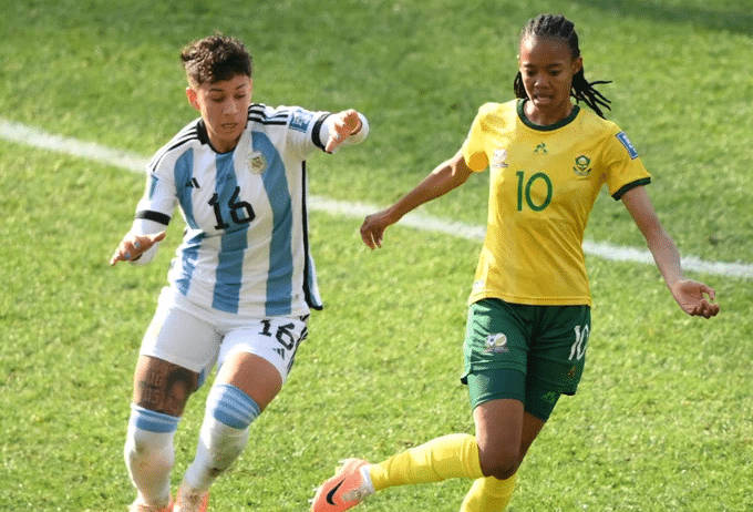 L'Afrique du Sud rate sa première victoire malgré deux buts d'avance contre l'Argentine