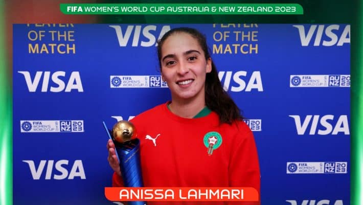 Anissa Lahmari désignée Femme du match Colombie vs Maroc à la Coupe du monde féminine 2023