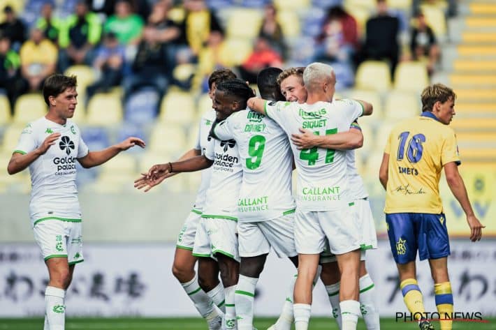 Kévin Denkey marque alors que le Cercle Bruges bat Saint Trond