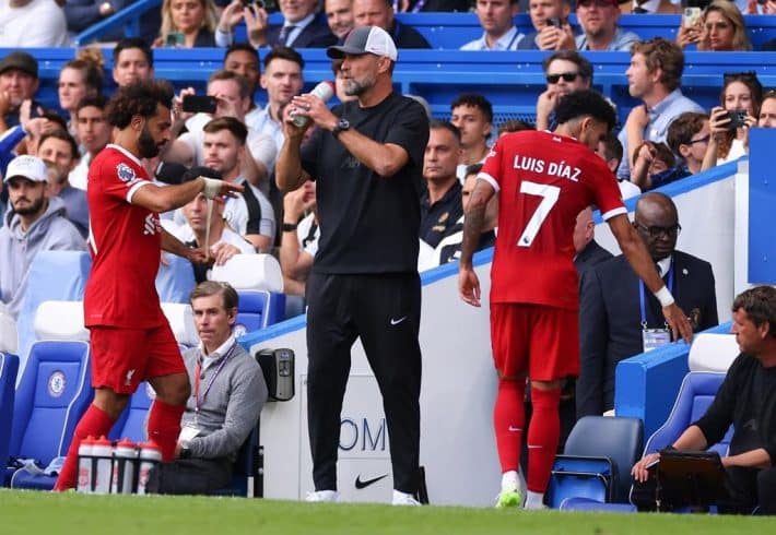 Liverpool : Salah reçoit un message de Klopp après sa colère contre Chelsea