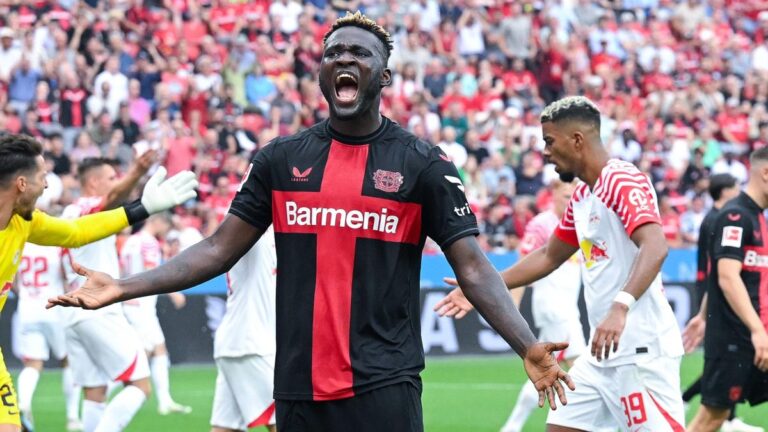 I can do better- Boniface reacts to scoring brace for Leverkusen in ...